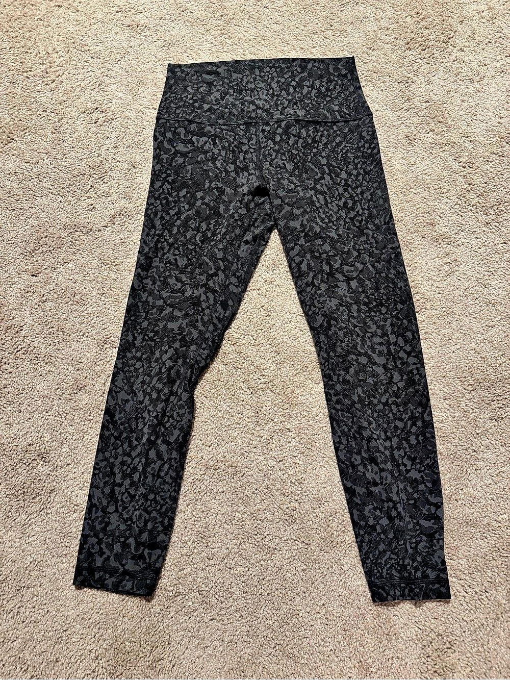 lululemon Align High-Rise Pant 25" Black Leggings Size 8
